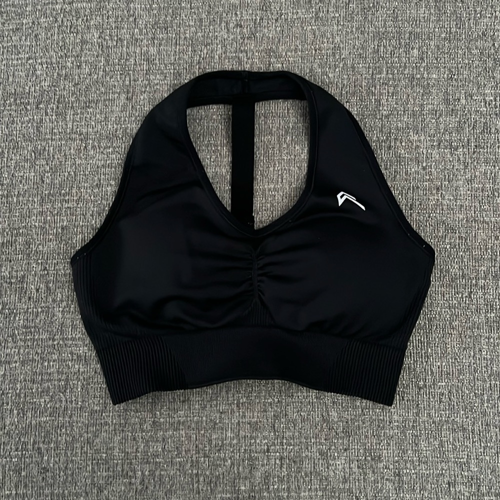 Oner Active Black v-neck bralette